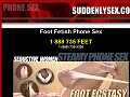 Foot Fetish Phone Sex